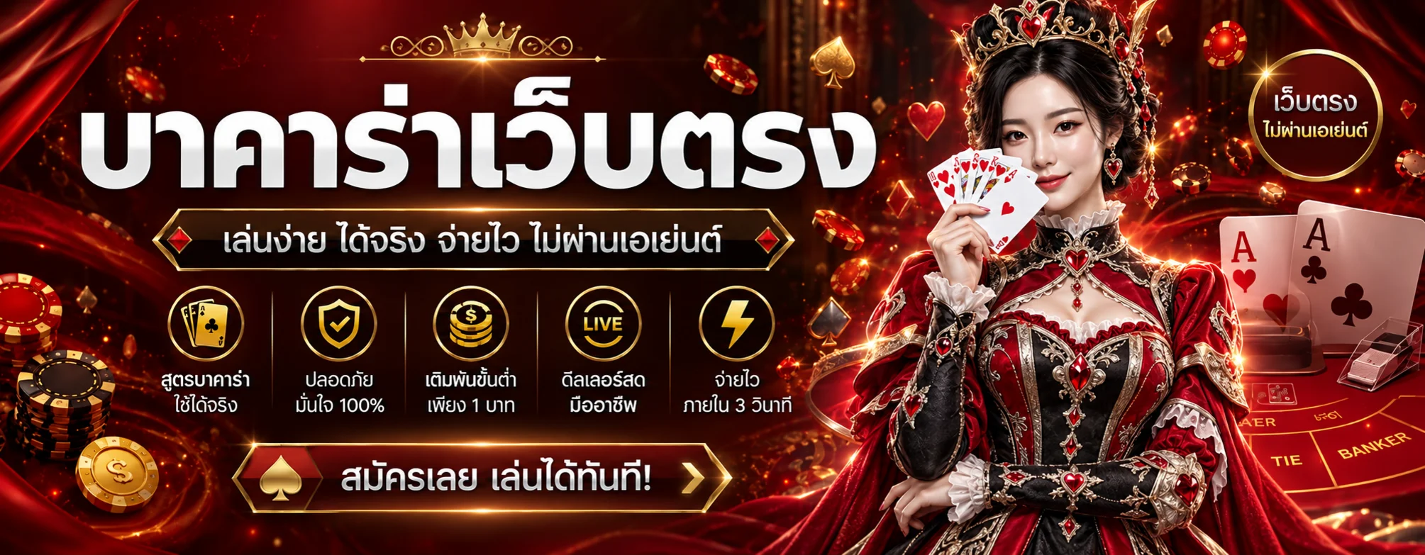แบนเนอร์ nix55vip คาสิโนสด